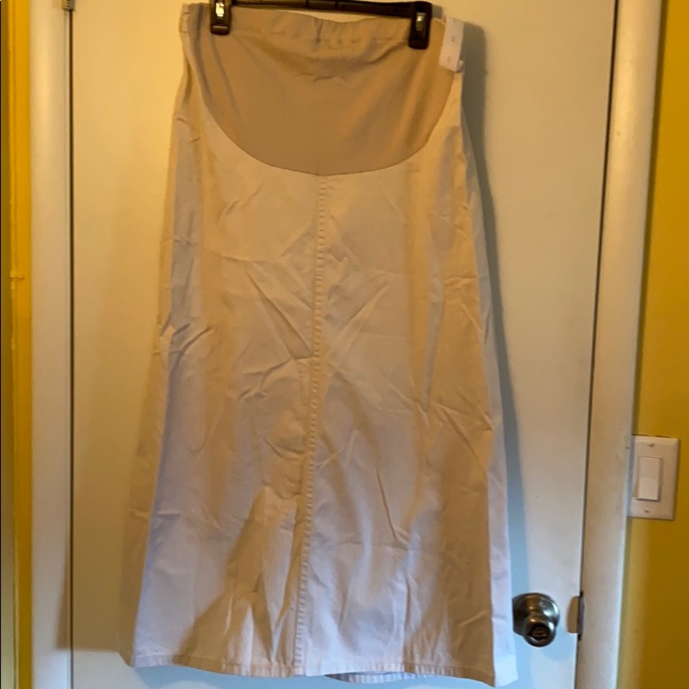 R.E.B.E.L Maternity Denim Jean Skirt Maxi 8